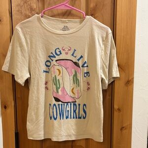 Cowgirls Graphic Women’s T-Shirt - Cream